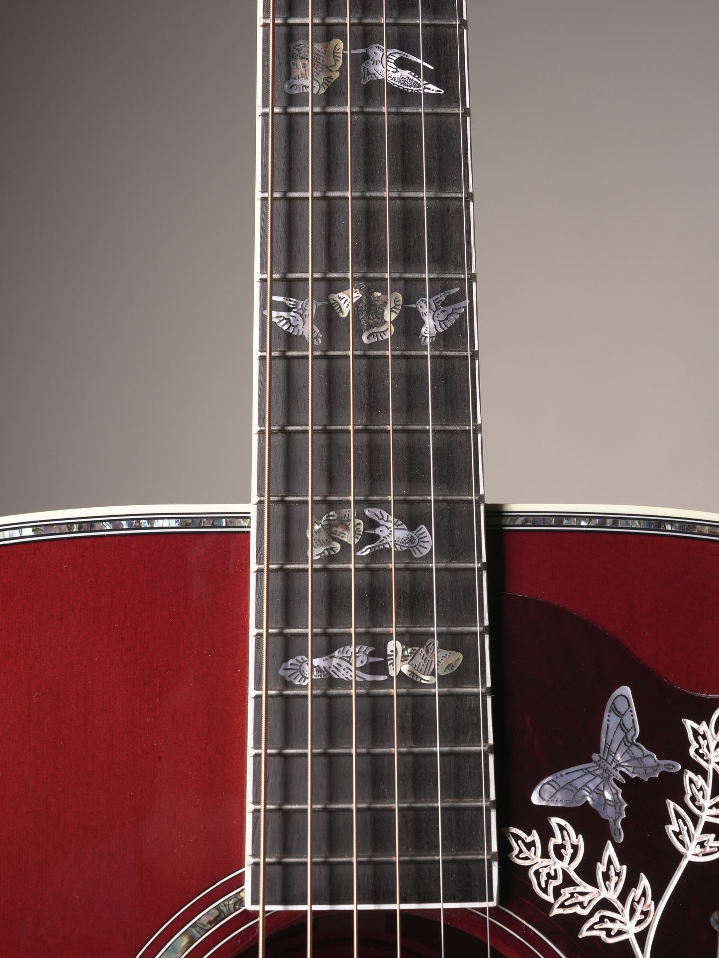 Gibson Custom Shop "Made to Measure" Hummingbird Custom Koa Acoustic Guitar - Autumnburst, incl. OHSC