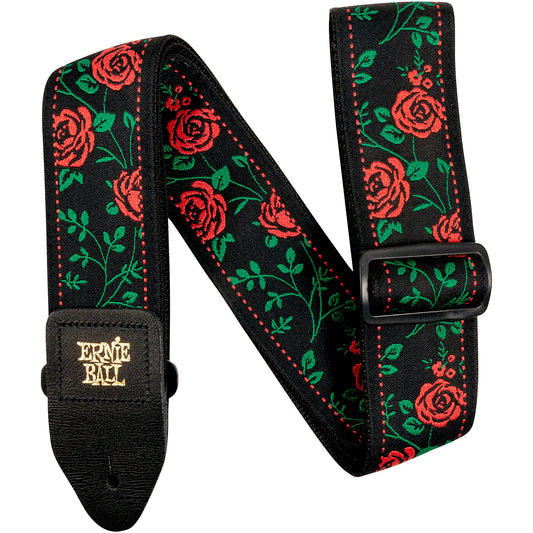Ernie Ball Classic Jacquard Guitar Strap/Bass Strap - Spanish Rose