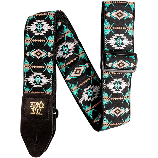 Ernie Ball Classic Jaquard guitar/bass Strap - Southwestern Turquoise