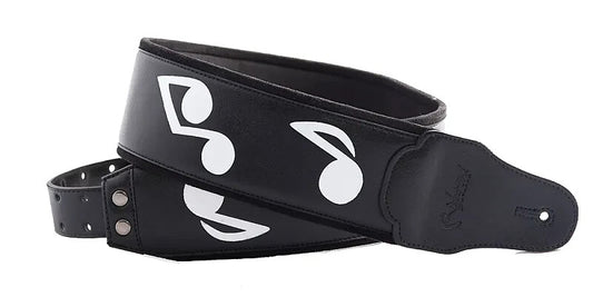 Right On! Legend S.R.V. Black Guitar Strap