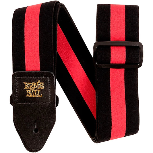 Ernie Ball Comfort stretch guitar/bass strap - Racer Red