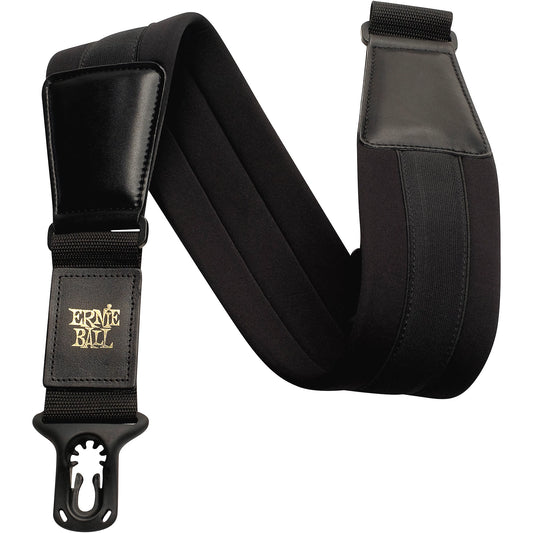 Ernie Ball Comfort Polylock Guitar/bass Strap - Wide Neoprene 3” black