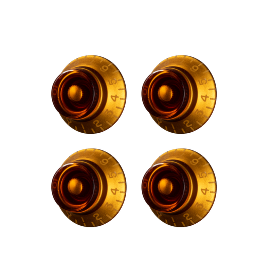 Gibson Top Hat Knobs amber, 4pcs
