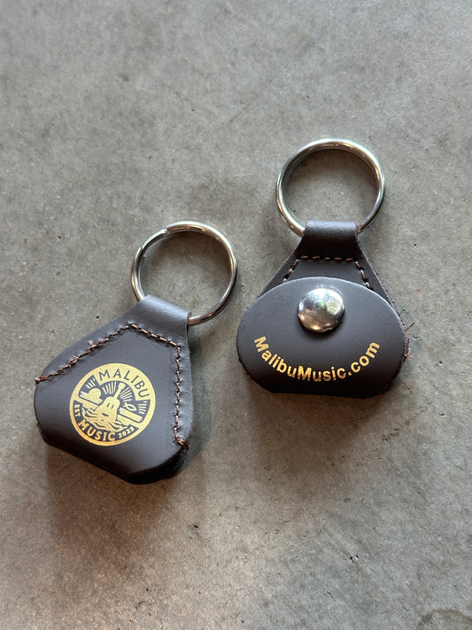Malibu Music Pick Holder Keychain