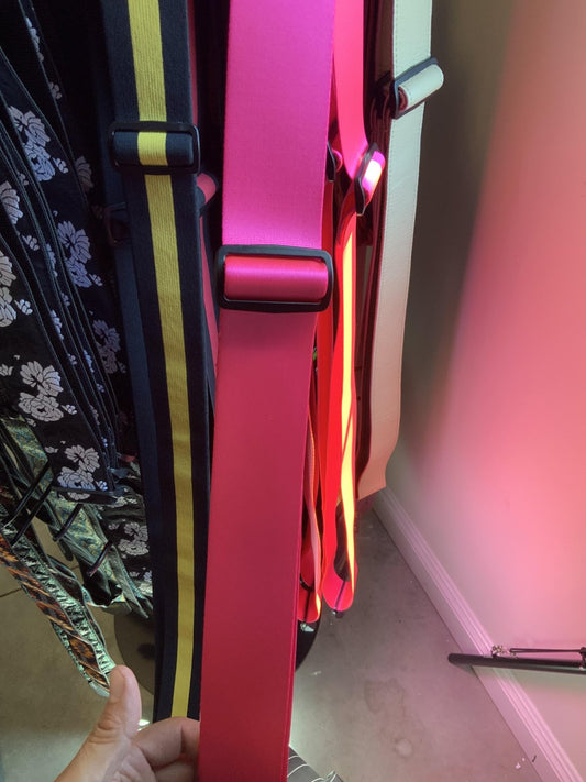 Ernie Ball Premium Guitar/bass strap - Neon Pink