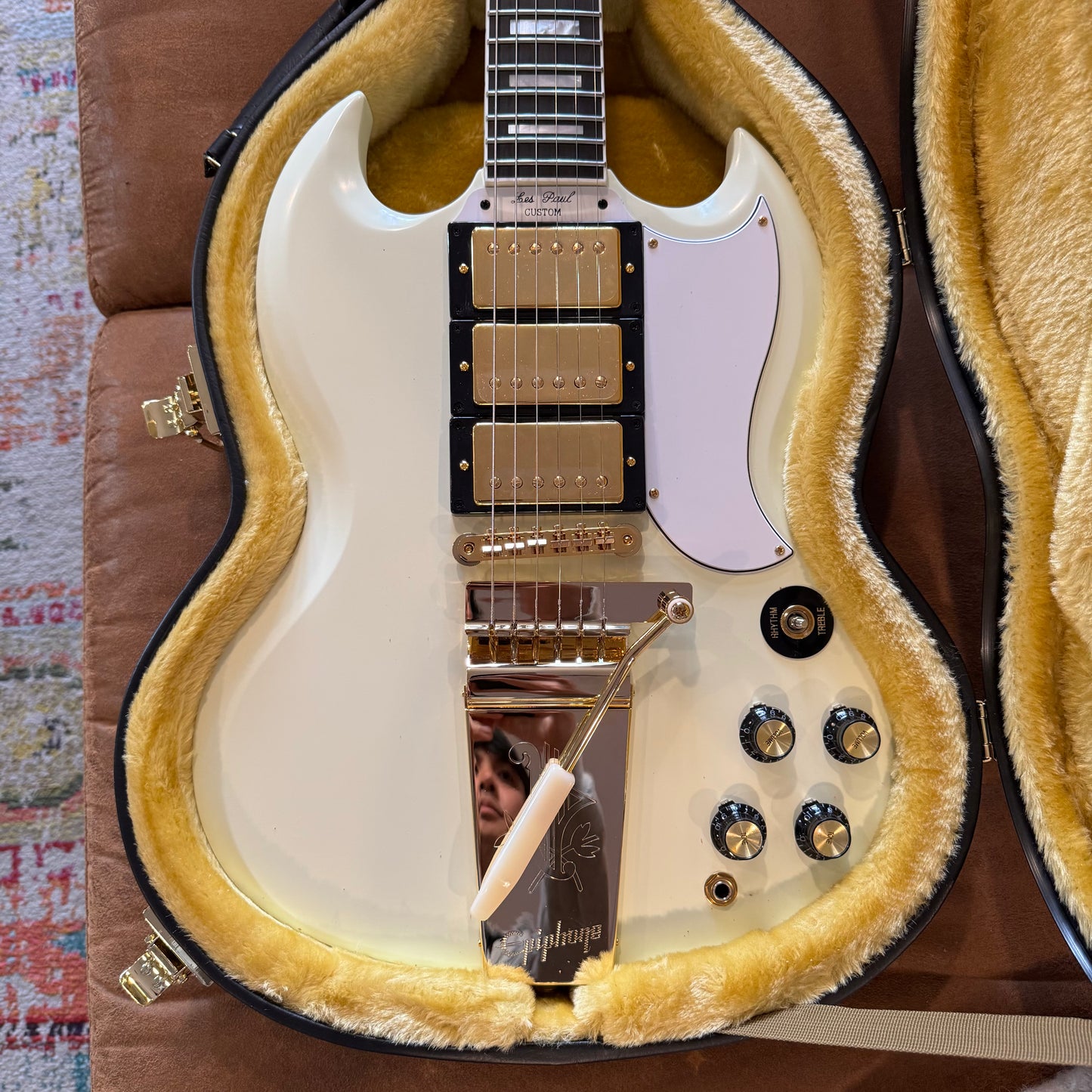 Epiphone 1963 Les Paul SG Custom With Maestro Vibrola