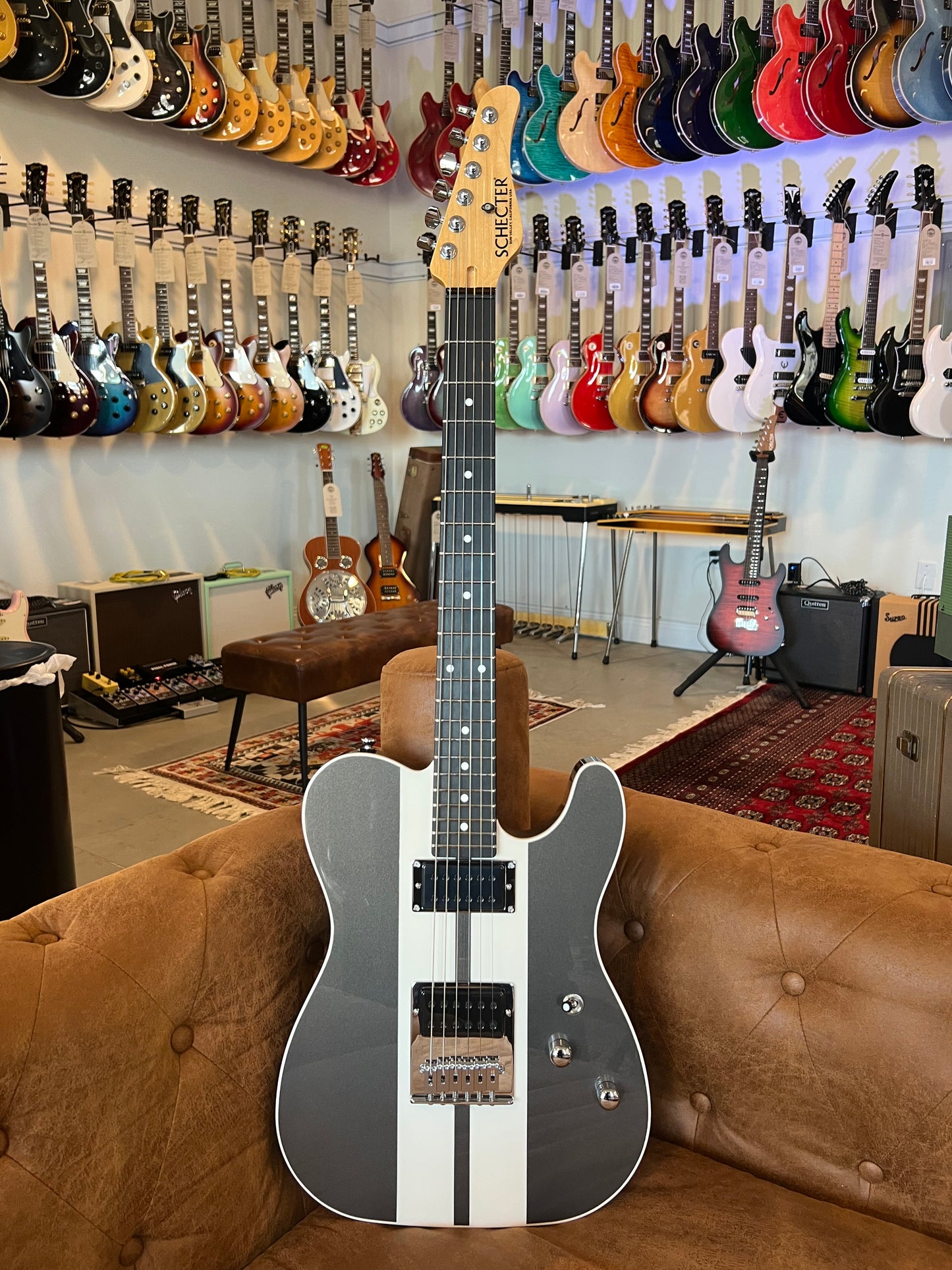Schecter PT GT Special (Black W. Racing Stripe)