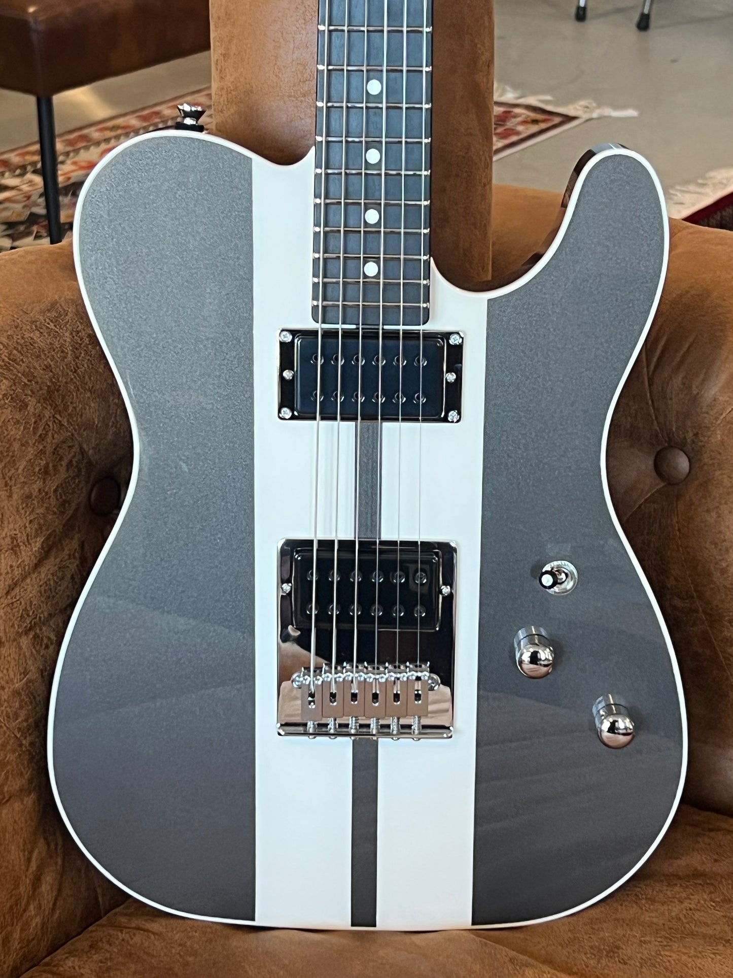 Schecter PT GT Special (Black W. Racing Stripe)