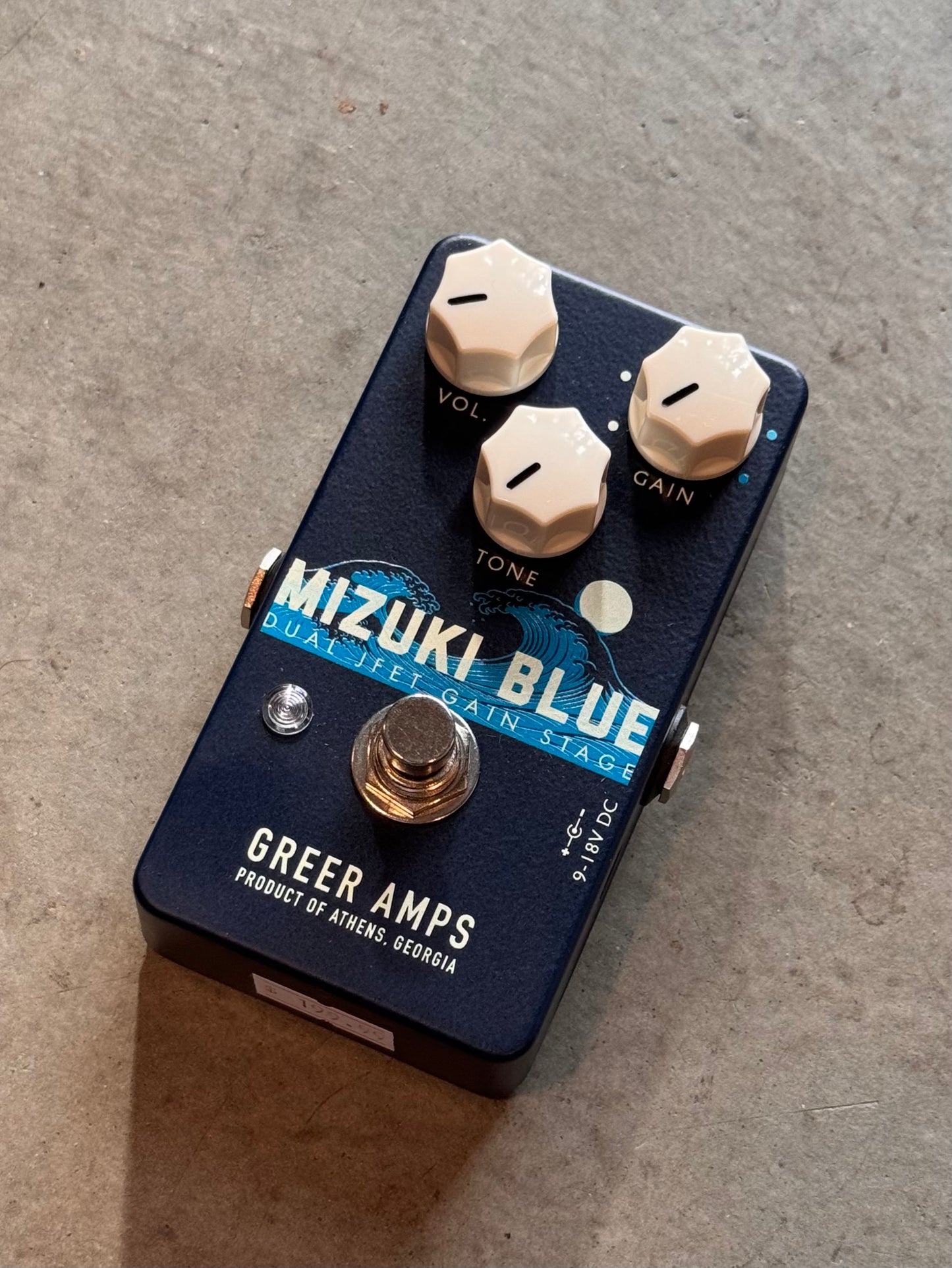 Greer Amps Mizuki Blue Overdrive Guitar Pedal