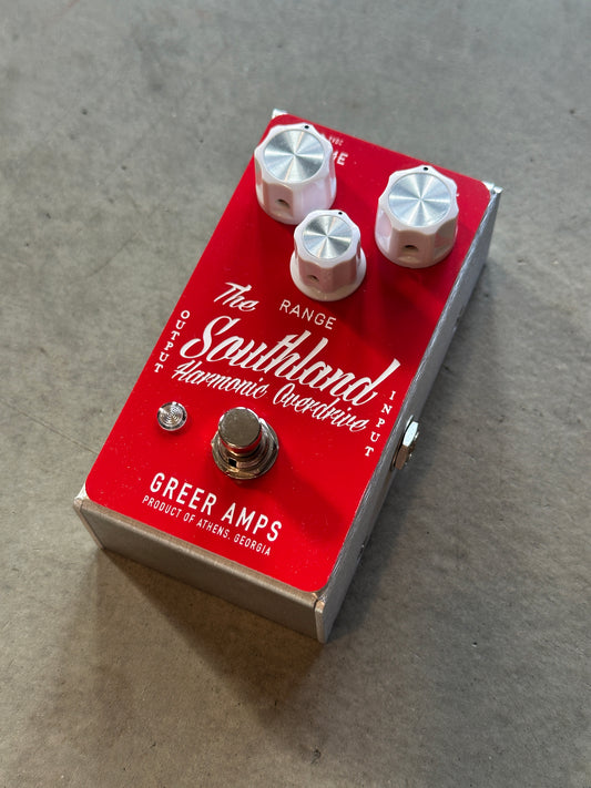Greer Amps Southland Harmonic Overdrive Pedal - Red