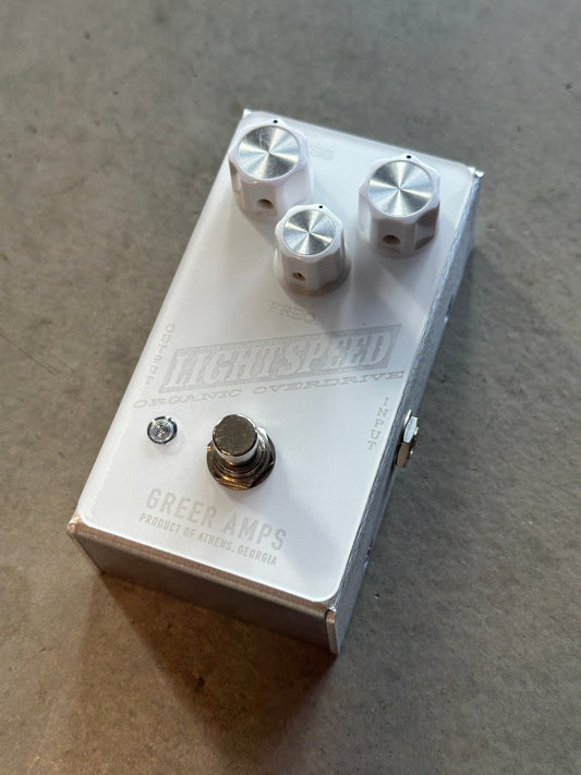 Greer Amps Lightspeed Organic Overdrive Pedal - Snow Blind