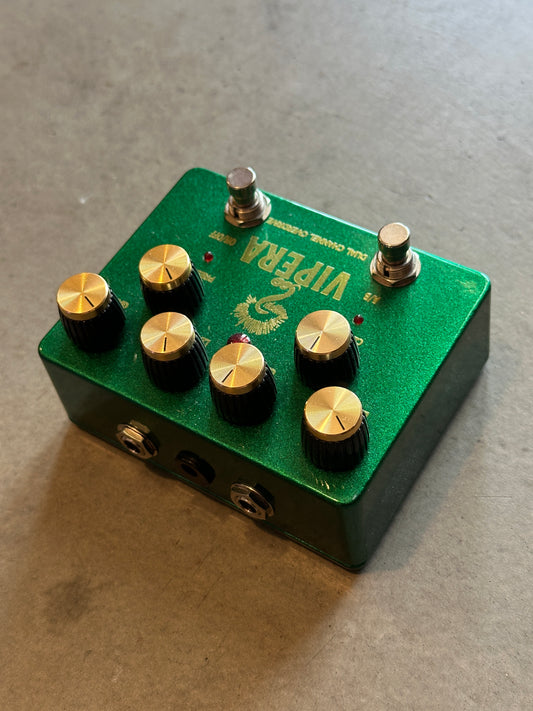 Mythos Pedals Vipera Dual Channel Overdrive Guitar Pedal