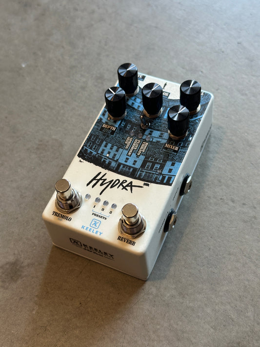 Keeley Limited Edition Ariel Posen Hydra Stereo Reverb & Tremolo Guitar Pedal