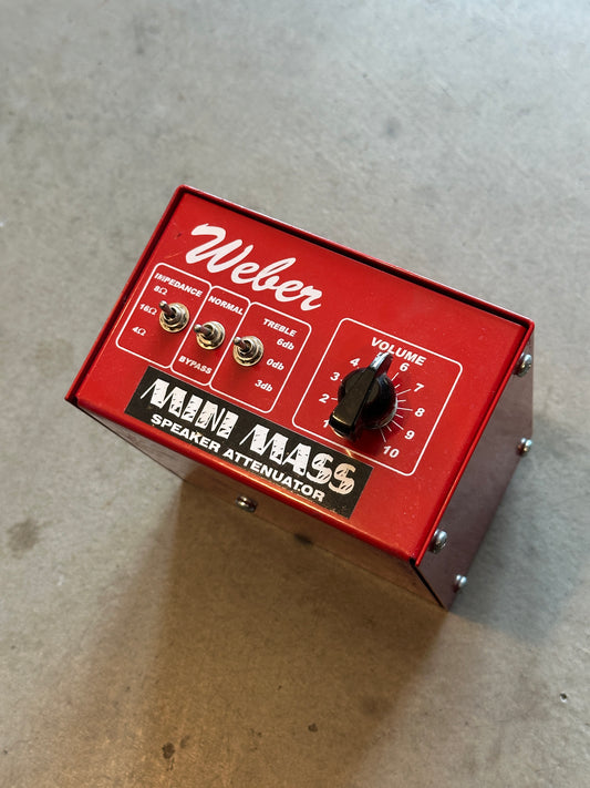 Weber Mini Mass 50w Guitar Amp Speaker Attenuator