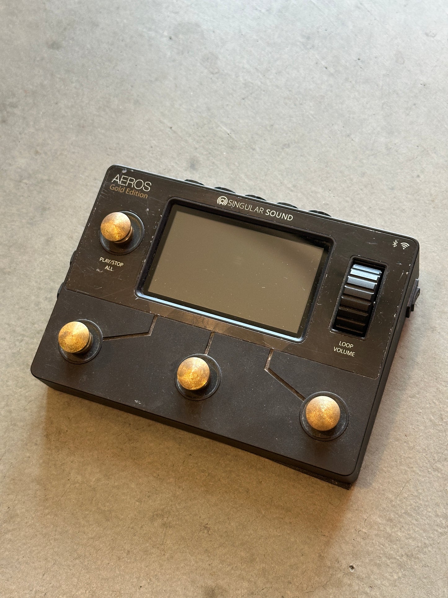 Singular Sound Aeros Loop Studio Gold Edition Stereo Looper Pedal