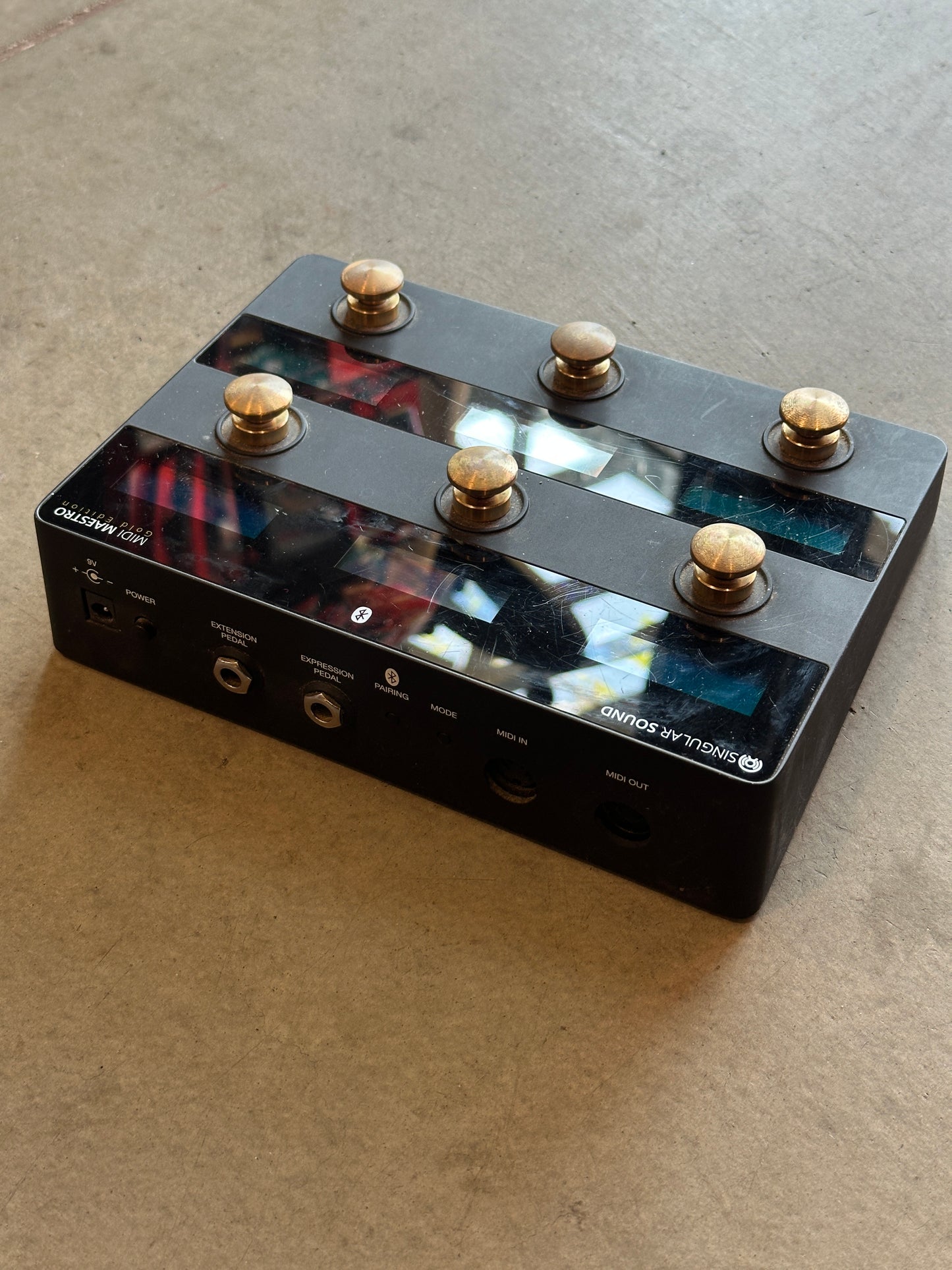 Singular Sound Midi Maestro Gold Edition MIDI foot controller