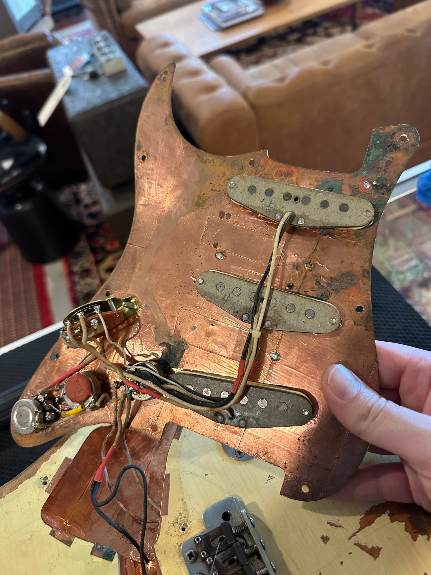 Fender (1966) Stratocaster Electric Guitar - Refinished Olympic White, incl. Deluxe Gig Bag
