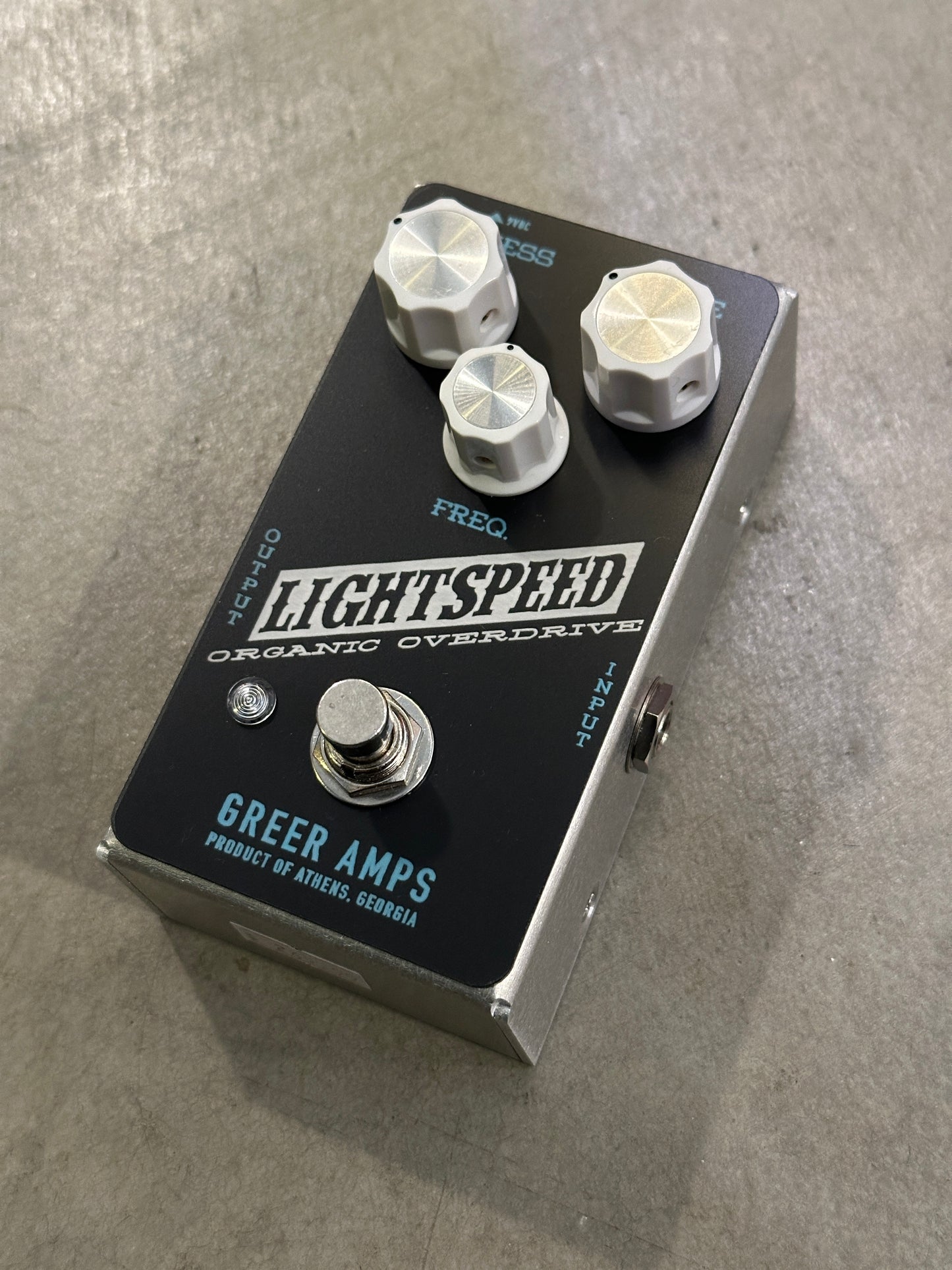 Greer Amps Lightspeed Organic Overdrive Pedal - Reverse Daphne