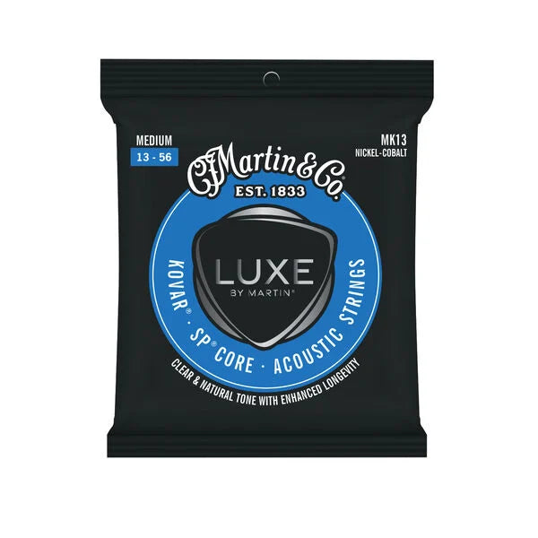 Martin MK13 Luxe Kovar™ Nickel-Cobalt SP Core Acoustic Strings Medium 13-56