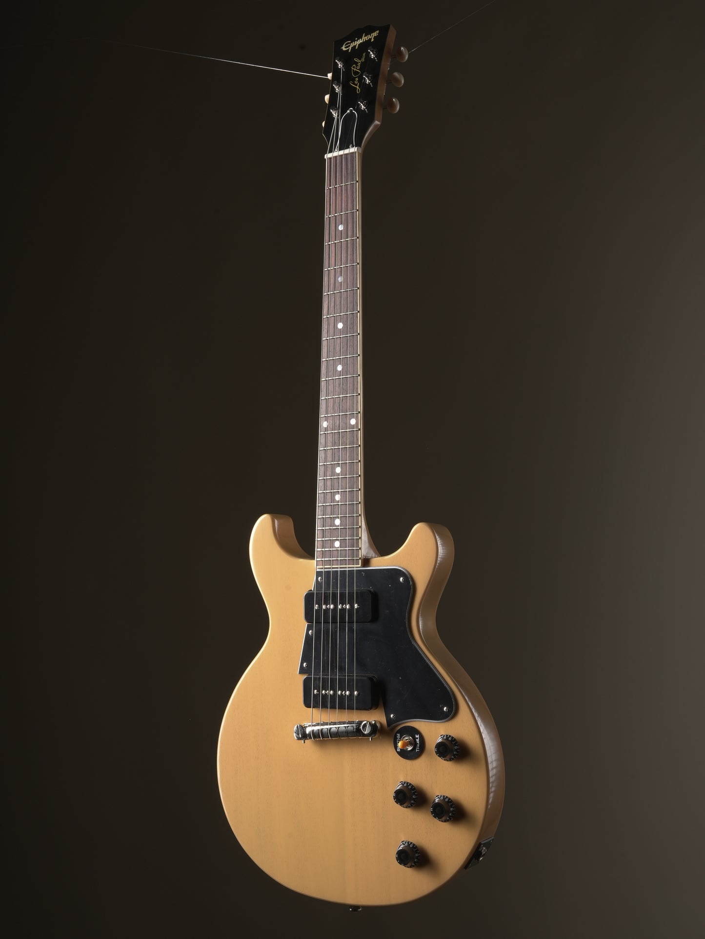 Epiphone "Inspired by Gibson Custom Shop" 1960 Les Paul Special Double Cutaway Electric Guitar - TV Yellow, incl. OHSC