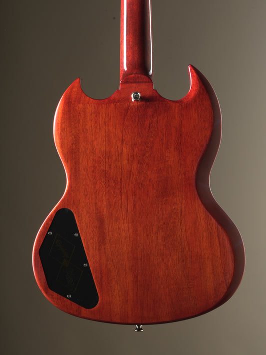 Epiphone "Inspired by Gibson Custom Shop" 1964 SG Standard Electric Guitar w/ Maestro Vibrola - Cherry Red, incl. OHSC