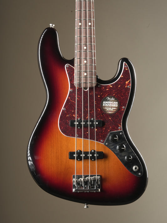 Fender American Standard Jazz Bass - 3-Tone Sunburst, incl. OHSC