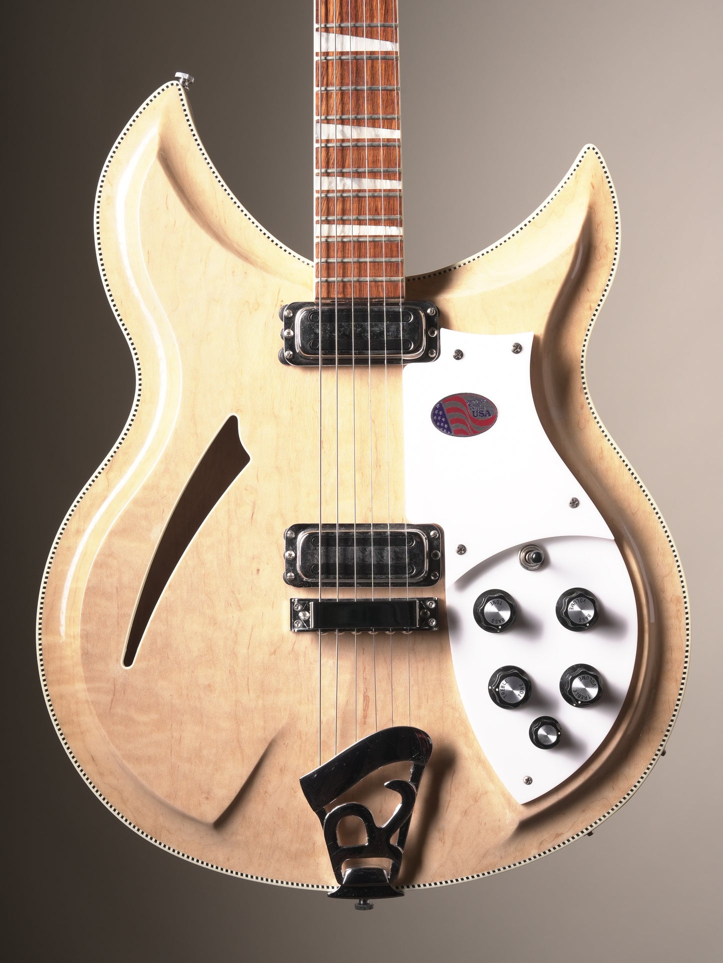 Rickenbacker (2013) 381 Semi-Hollow Electric Guitar - Mapleglo, incl. OHSC