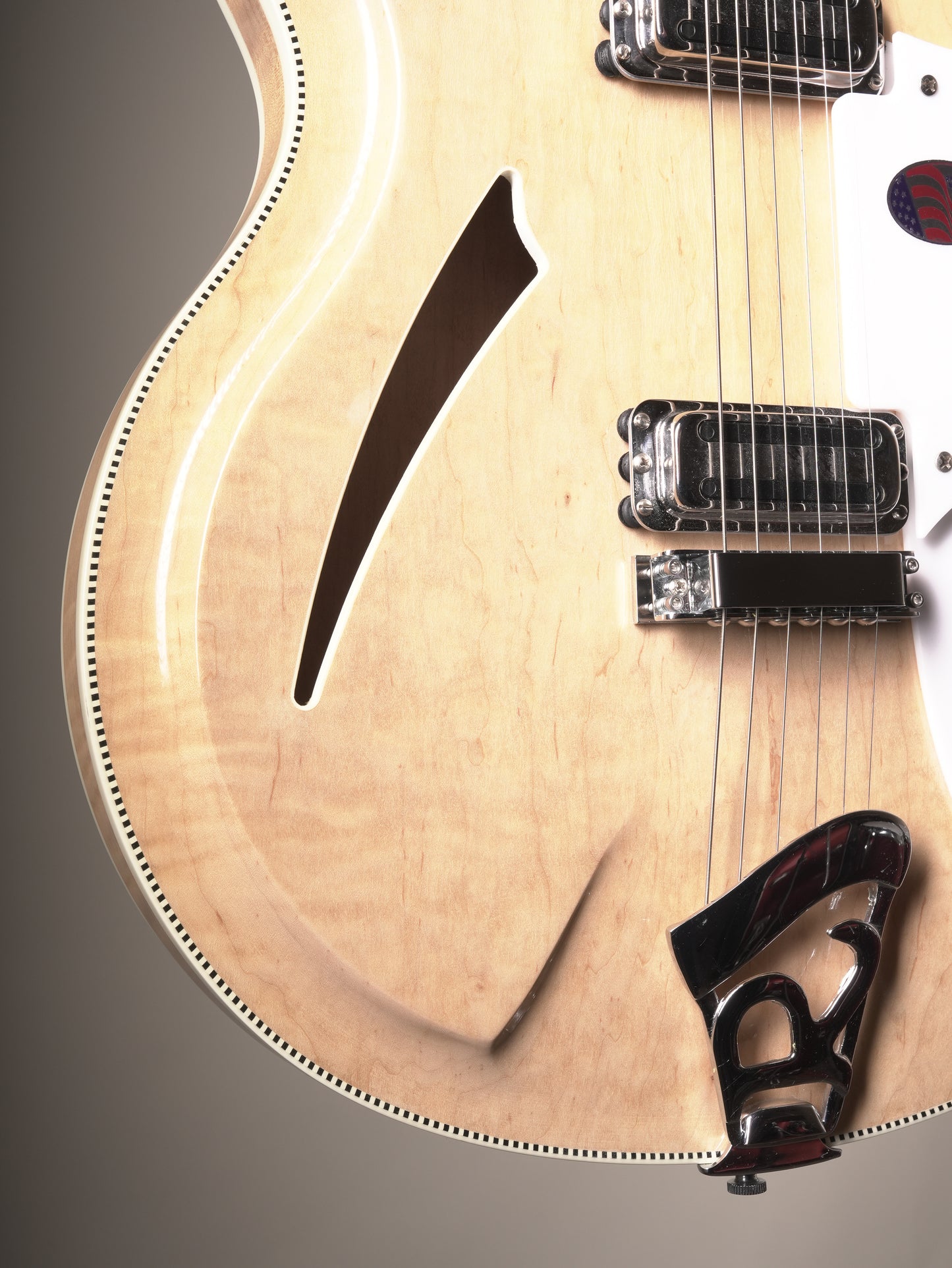 Rickenbacker (2013) 381 Semi-Hollow Electric Guitar - Mapleglo, incl. OHSC