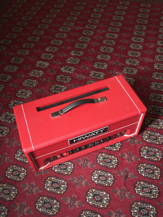 Hiwatt Boots Electric 100 Guitar amplifier head made for Jesse Hughes - Red tolex