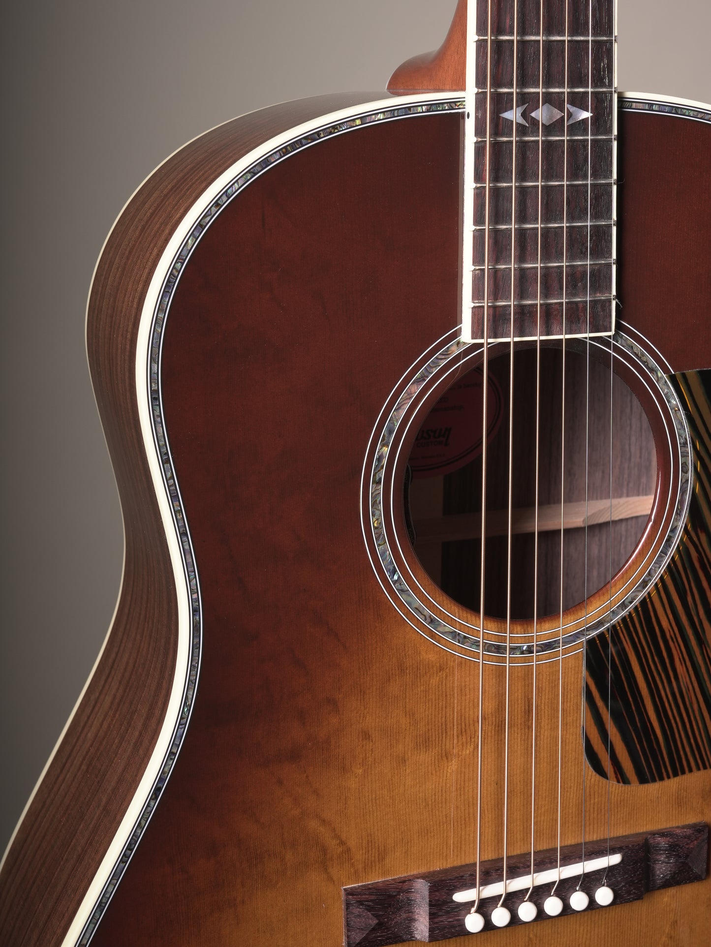 Gibson Advanced Jumbo Anniversary Limited Edition Acoustic Guitar - Cremona Burst incl. OHSC