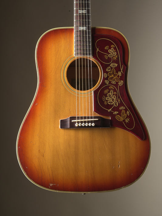 Epiphone (1965) FT-110 Frontier Acoustic Guitar - Sunburst, incl. HSC