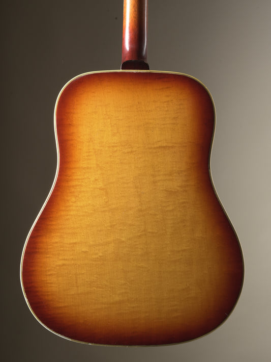 Epiphone (1965) FT-110 Frontier Acoustic Guitar - Sunburst, incl. HSC