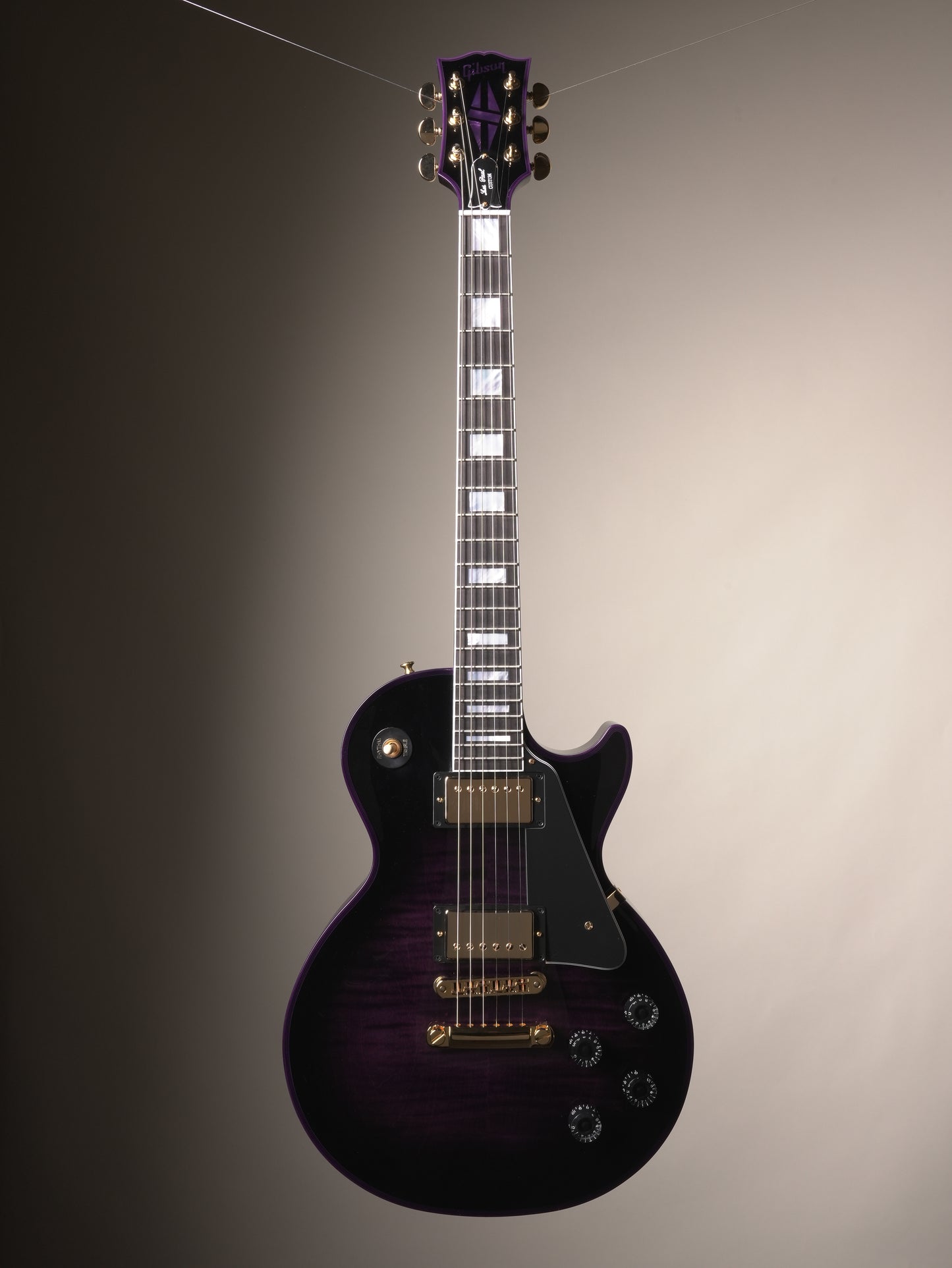 Gibson Custom Shop "Dealer Select" Les Paul Custom Electric Guitar - Purple Widow Burst incl. OHSC