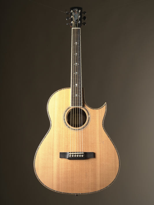 Larrivee C-10 Custom "Angel Inlay" Acoustic Guitar - Natural, incl. HSC