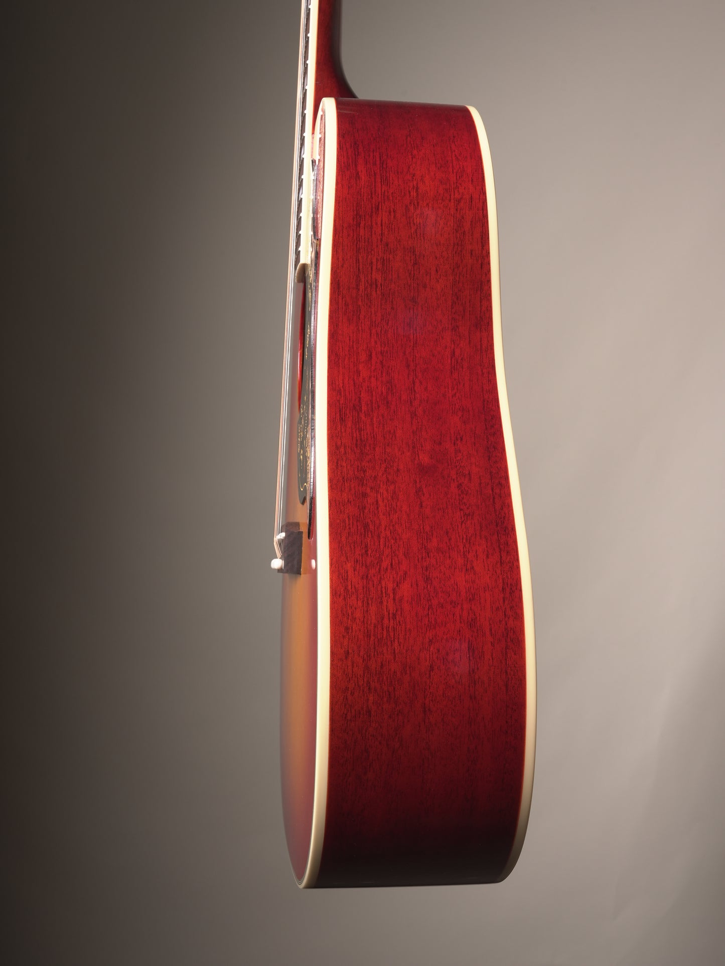 Epiphone "Inspired by Gibson Custom" 1960 Hummingbird Reissue Acoustic-Electric guitar - Cherry Sunburst w/OHSC