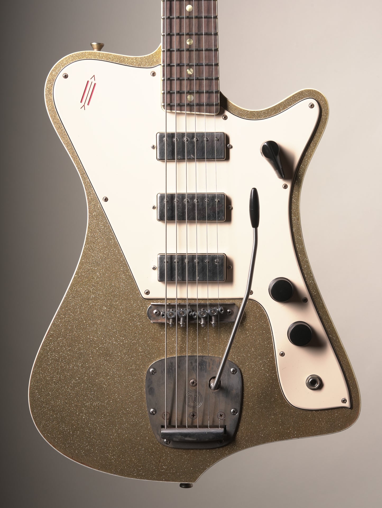 Castedosa "El Halcón" Baritone Electric Guitar - Gold Sparkle, w/OHSC