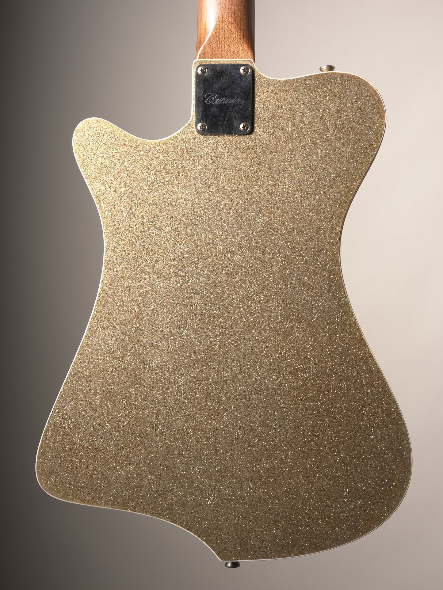 Castedosa "El Halcón" Baritone Electric Guitar - Gold Sparkle, w/OHSC