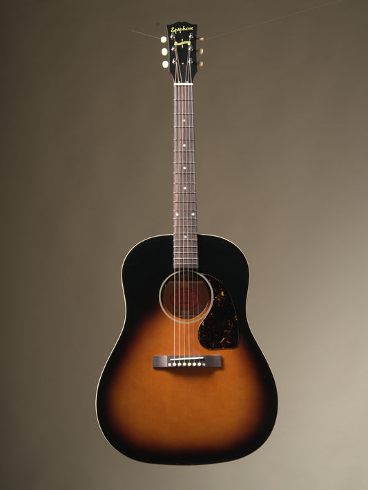 Epiphone "Inspired by Gibson Custom" 1942 Banner J-45 acoustic electric guitar - Sunburst, incl. OHSC