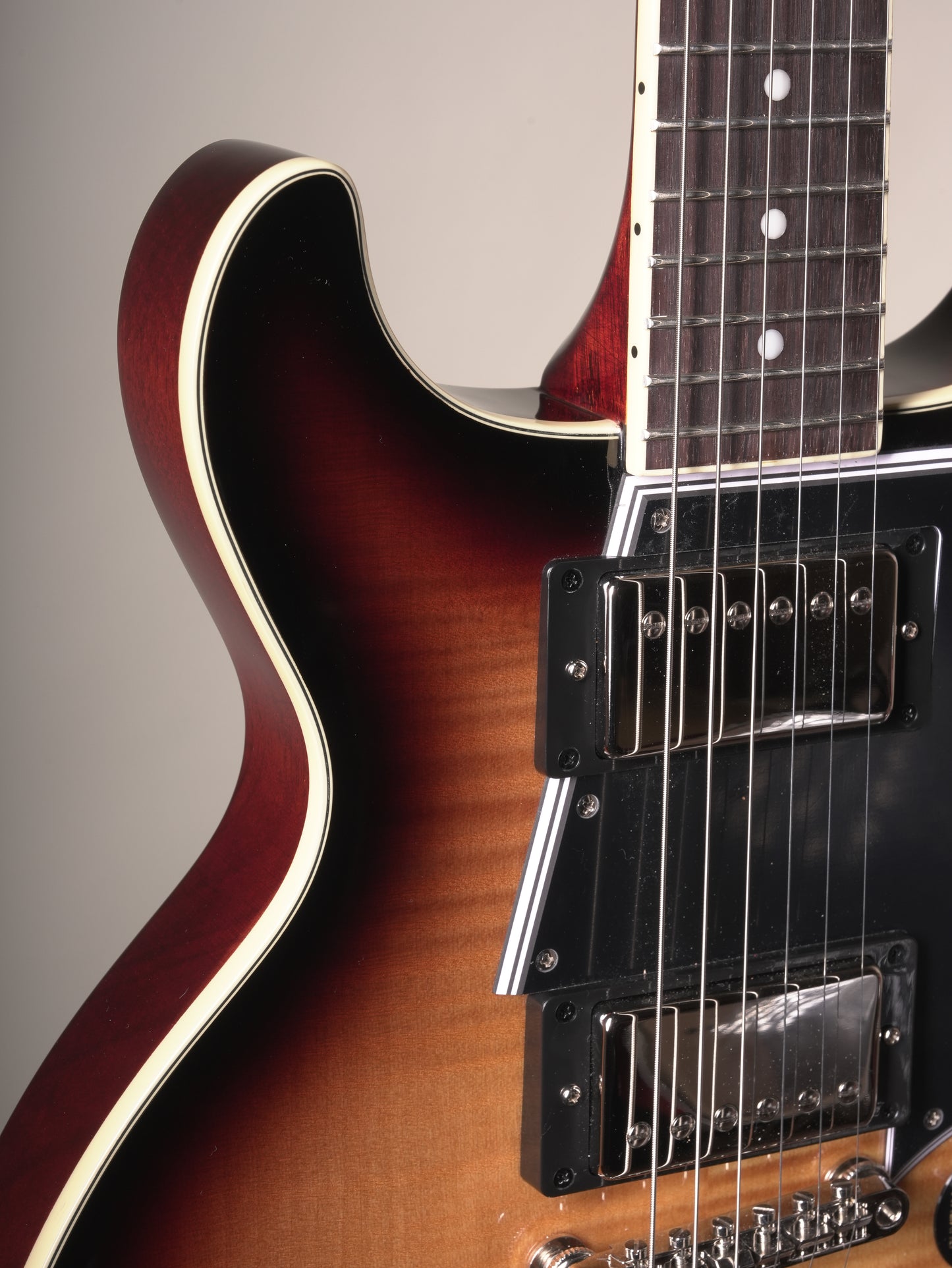 Epiphone Les Paul Special Double Cutaway Figured Top Electric Guitar - Bourbon Burst w/ Gigbag