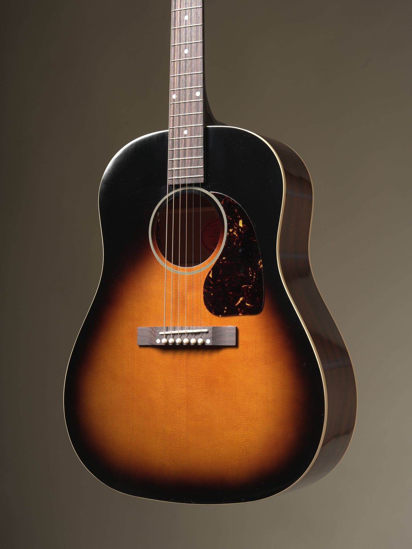 Epiphone "Inspired by Gibson Custom" 1942 Banner J-45 acoustic electric guitar - Sunburst, incl. OHSC