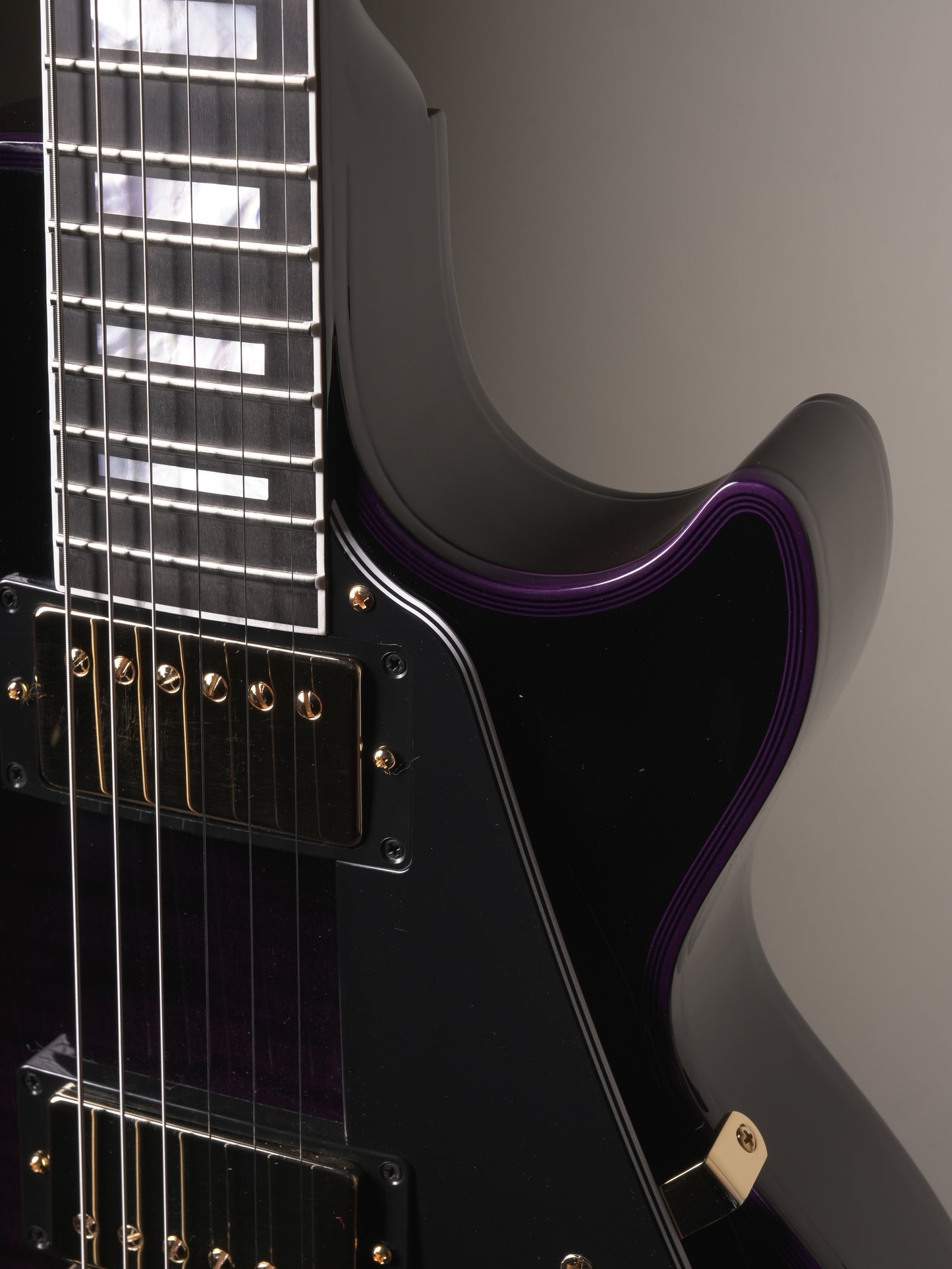 Gibson Custom Shop "Dealer Select" Les Paul Custom Electric Guitar - Purple Widow Burst incl. OHSC