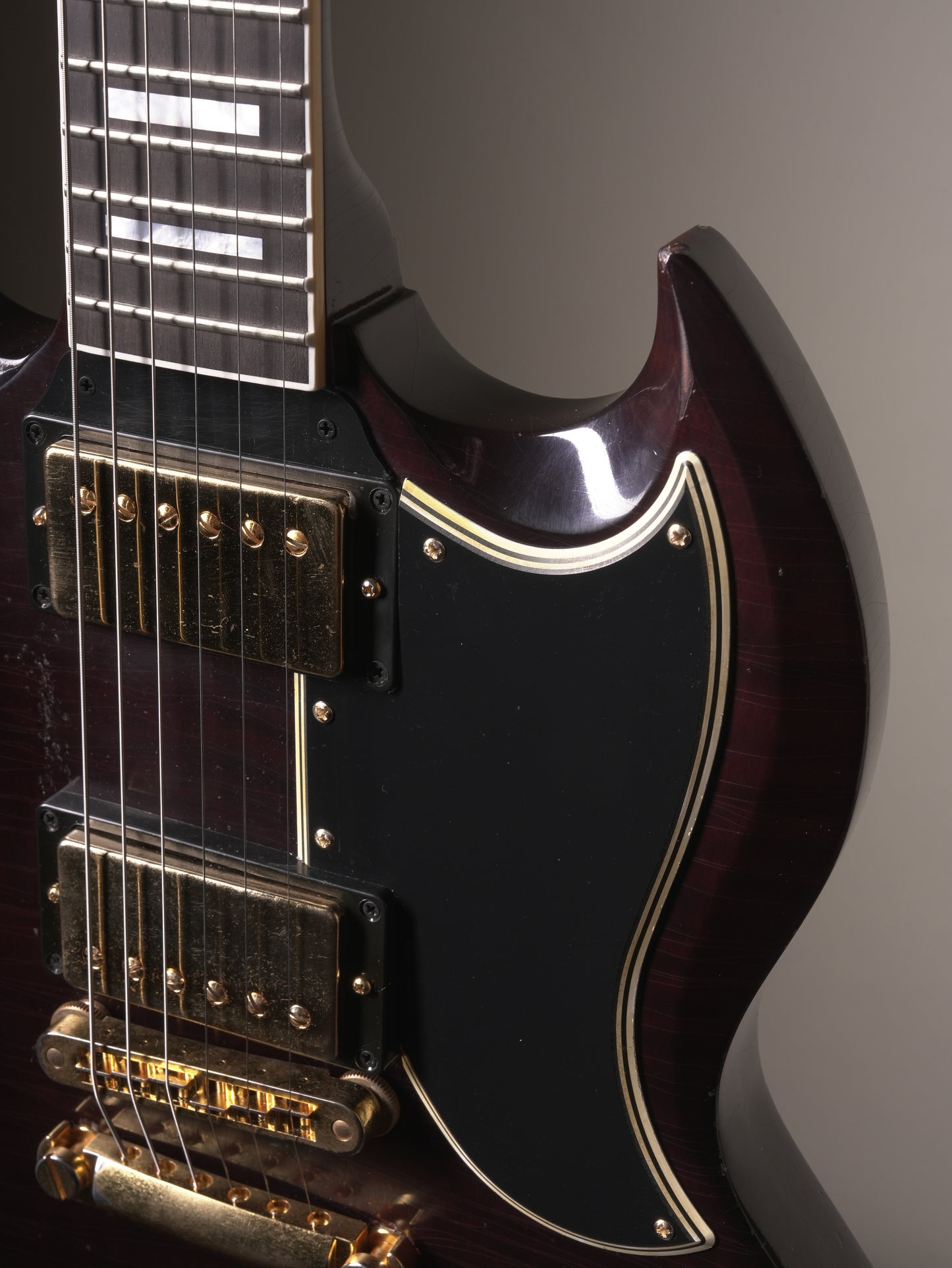 Gibson Custom Shop "Greatest Hits Vol II" SG Custom Figured Electric Guitar - Dark Walnut Murphy Lab Heavy Aged, incl. OHSC
