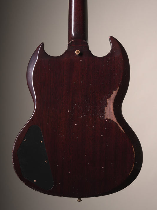 Gibson Custom Shop "Greatest Hits Vol II" SG Custom Figured Electric Guitar - Dark Walnut Murphy Lab Heavy Aged, incl. OHSC