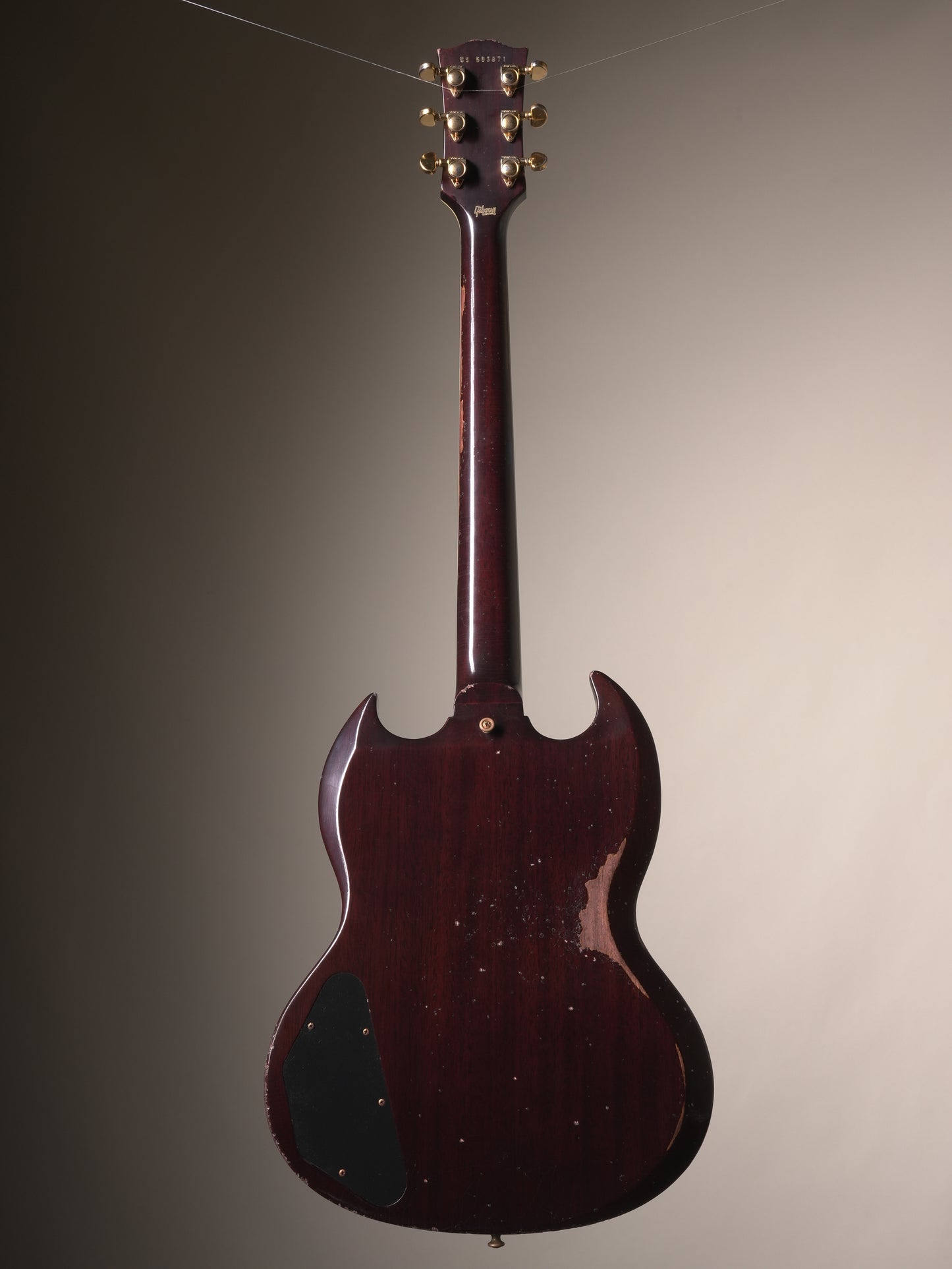 Gibson Custom Shop "Greatest Hits Vol II" SG Custom Figured Electric Guitar - Dark Walnut Murphy Lab Heavy Aged, incl. OHSC