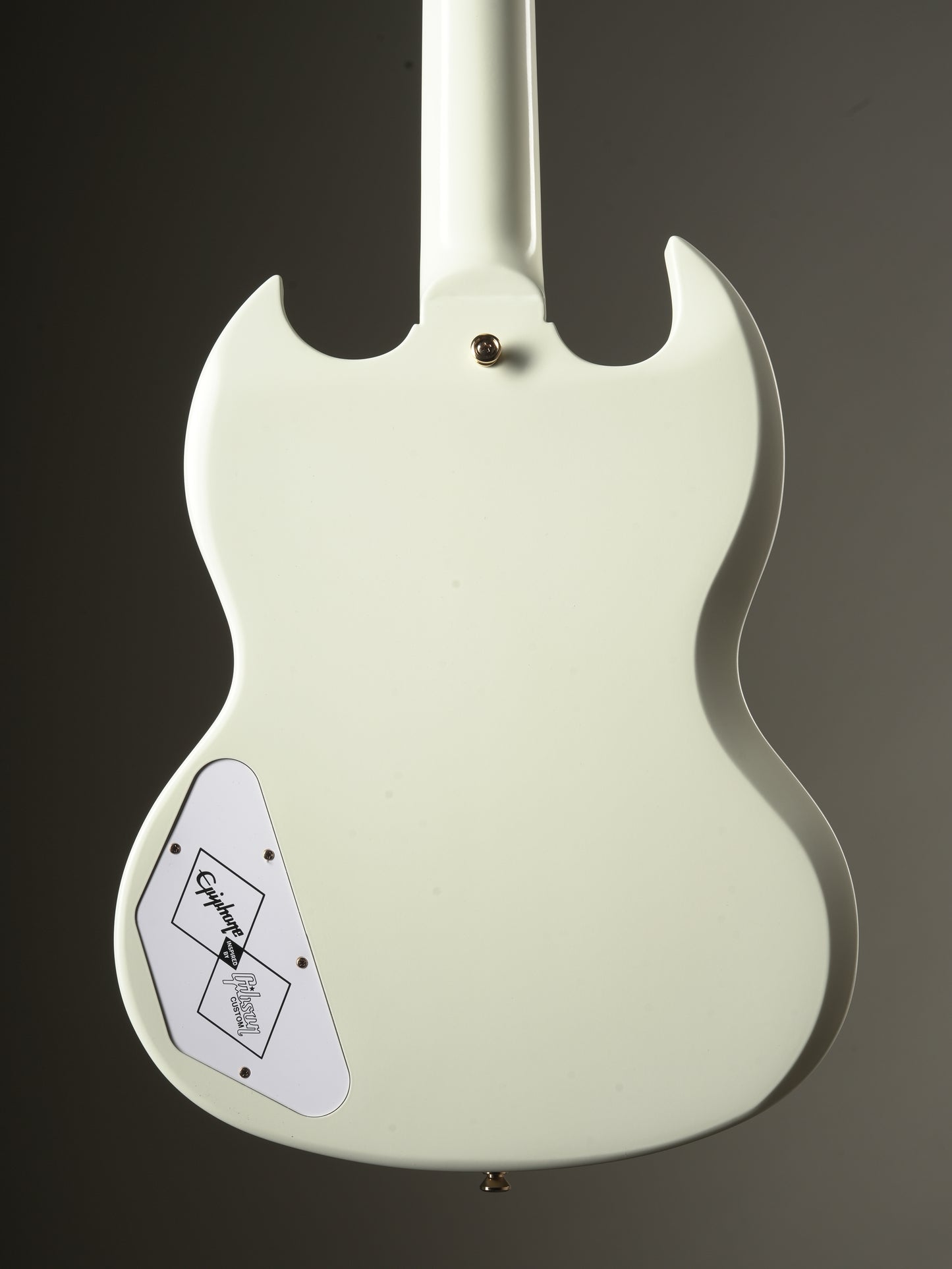 Epiphone "Inspired by Gibson Custom shop" 1963 Les Paul SG Custom w/ Maestro Vibrola - Arctic White incl. OHSC