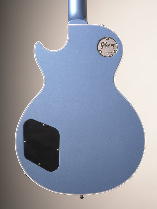 Gibson Custom Shop Les Paul Custom Chambered F Holes - Pelham Blue Gloss incl. OHSC