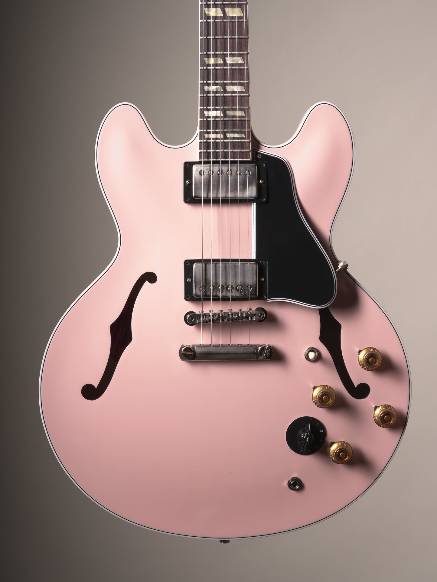 Gibson Custom Shop '64 ES-345 Custom Select Varitone Semi-hollow Electric Guitar - Shell Pink VOS, incl. OHSC