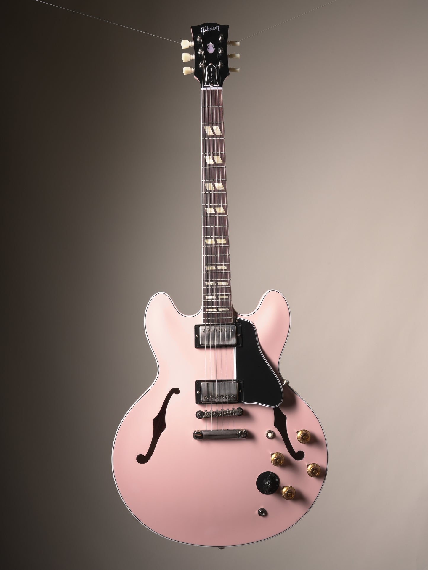 Gibson Custom Shop '64 ES-345 Custom Select Varitone Semi-hollow Electric Guitar - Shell Pink VOS, incl. OHSC