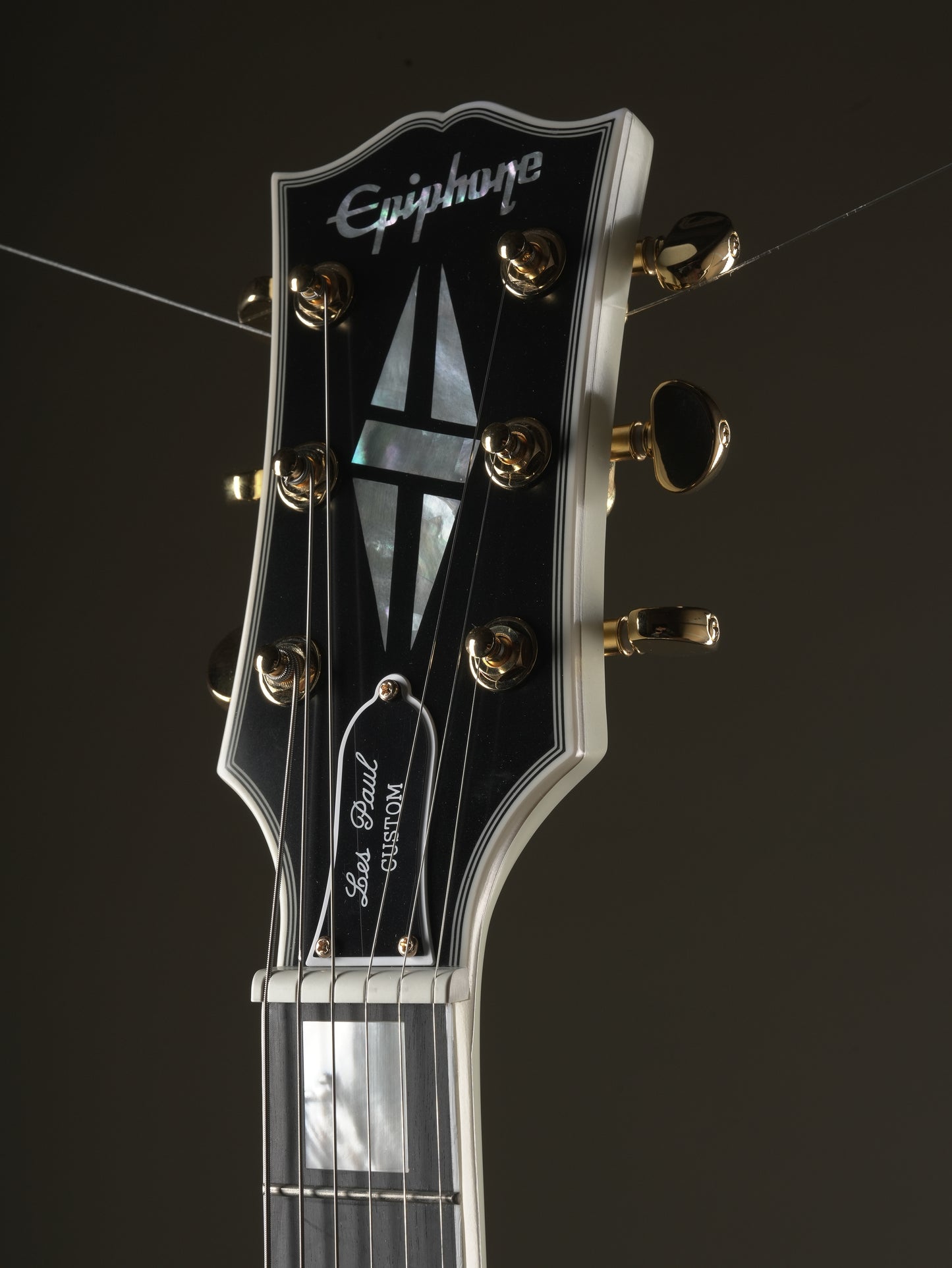 Epiphone "Inspired by Gibson Custom shop" 1963 Les Paul SG Custom w/ Maestro Vibrola - Arctic White incl. OHSC