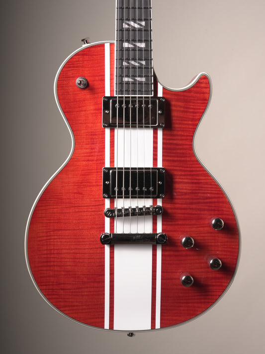 Epiphone Futura Les Paul Custom Electric Guitar - Rally Red, incl. gig bag